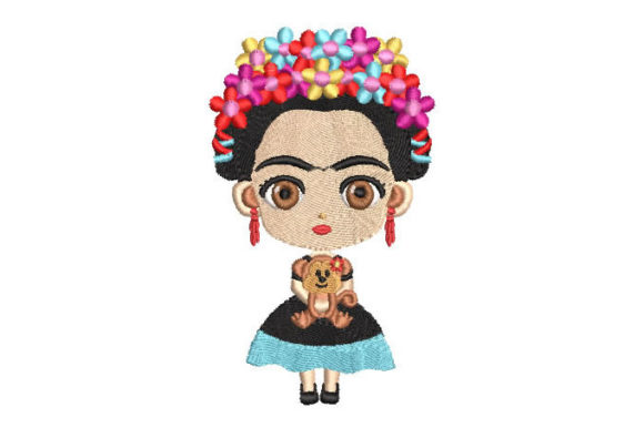 Colorful Girl Woman