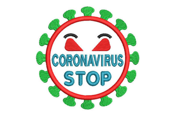 Coronavirus Stop Embroidery Review
