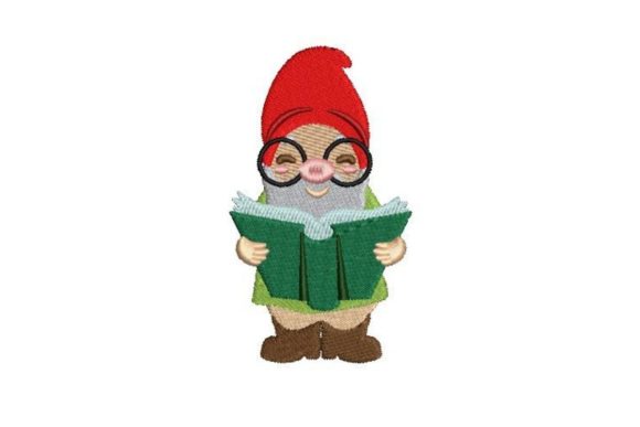 Gnome Reading a Book