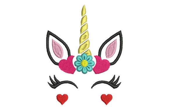 Unicorn with Hearts